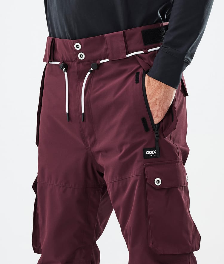 Dope Iconic Snowboardhose Herren Burgundy, Bild 5 von 7