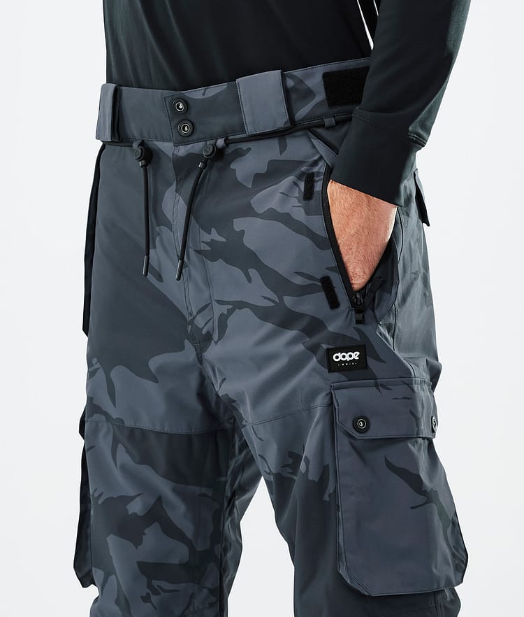 Dope Iconic Skihose Herren Metal Blue Camo