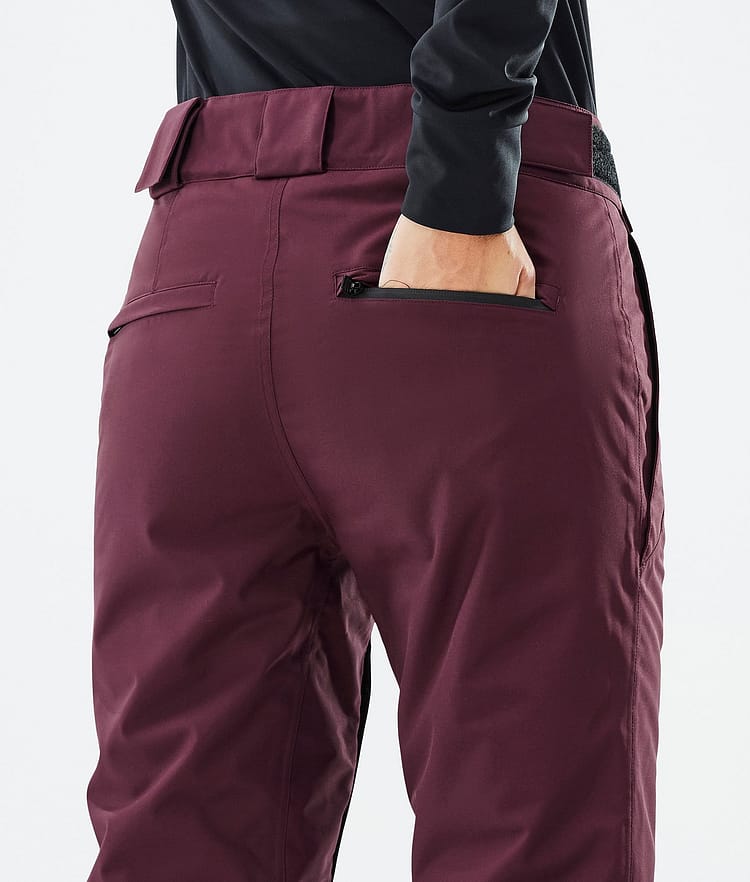 Dope Con W Snowboardhose Damen Burgundy, Image 6 of 6