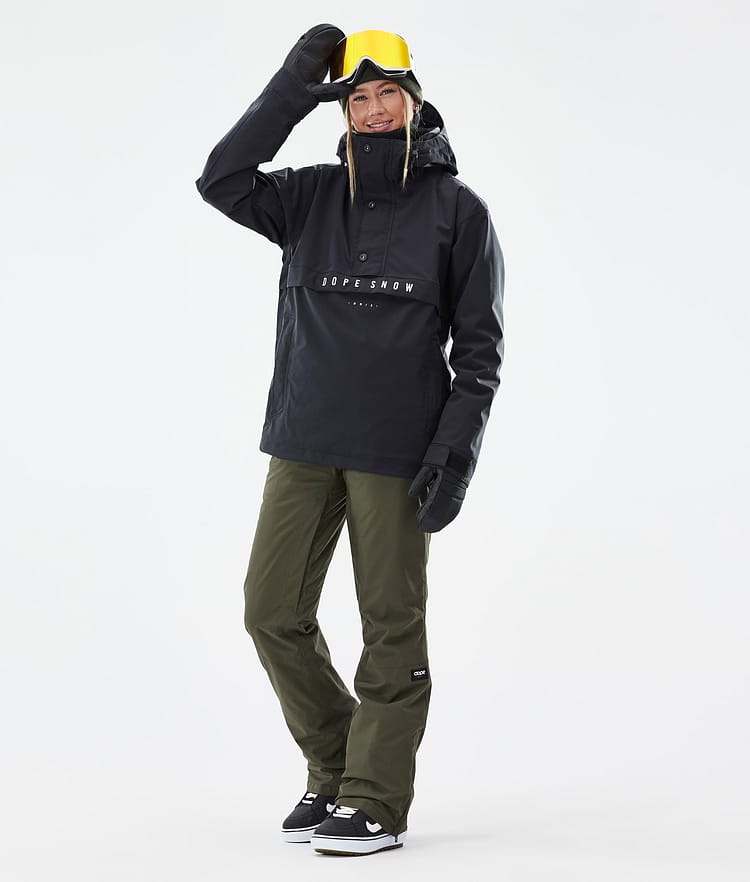 Dope Con W Snowboardhose Damen Olive Green