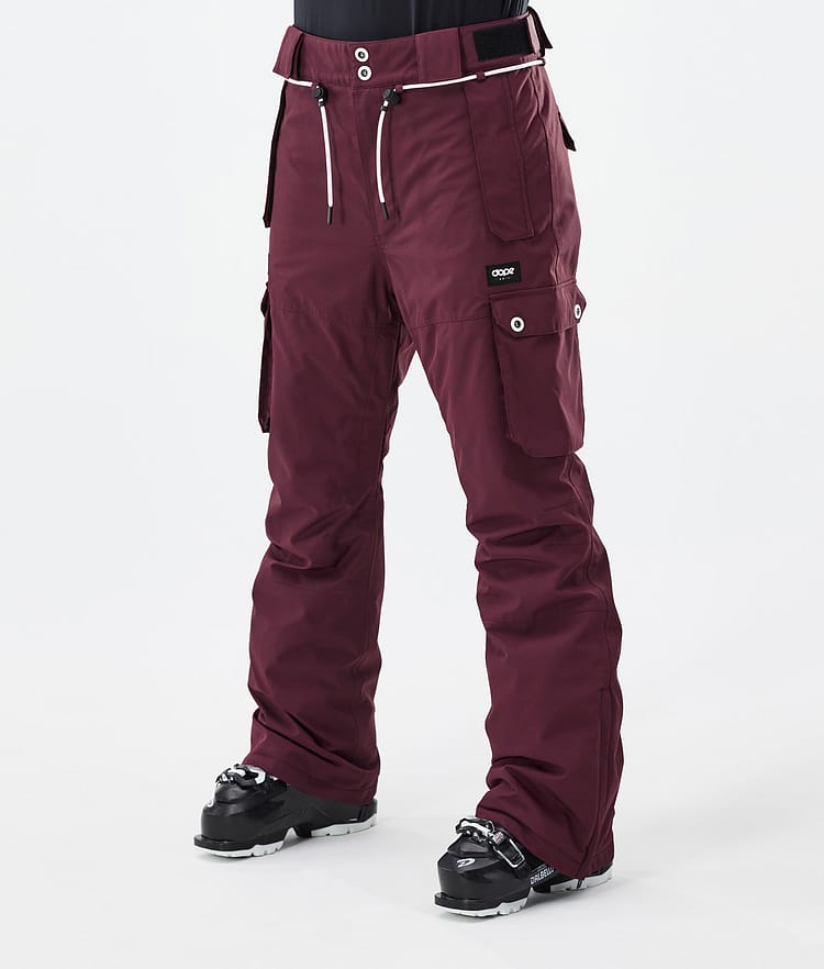 Dope Iconic W Skihose Damen Burgundy, Bild 1 von 7