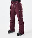 Dope Iconic W Skihose Damen Burgundy