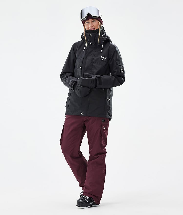 Dope Iconic W Skihose Damen Burgundy