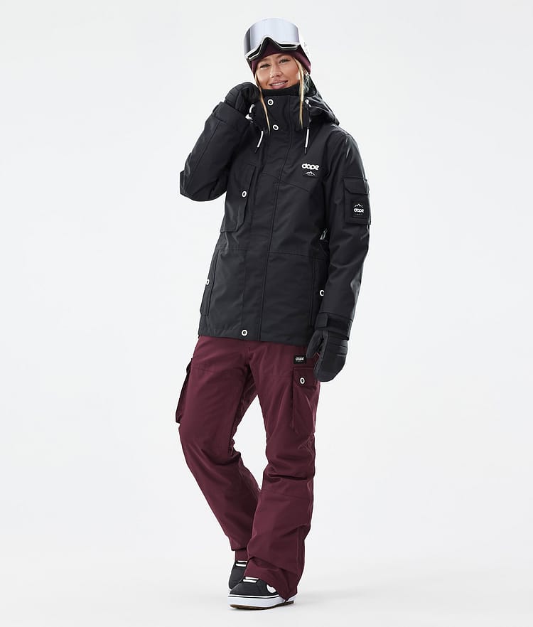 Dope Iconic W Snowboardhose Damen Burgundy