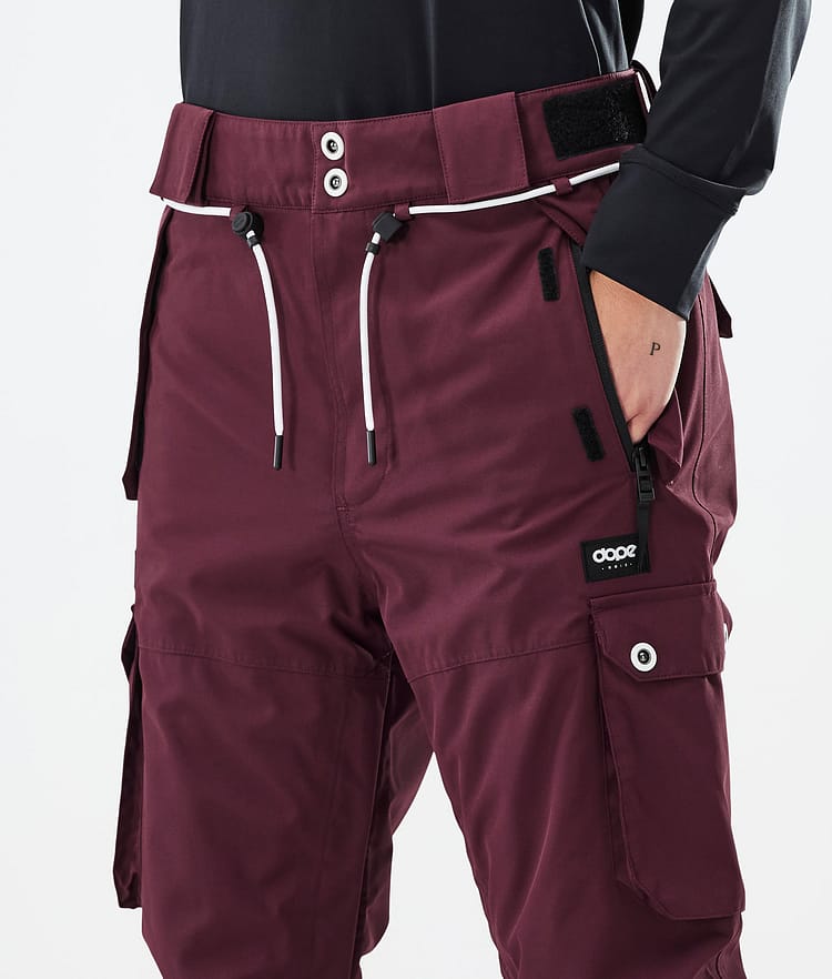 Dope Iconic W Skihose Damen Burgundy