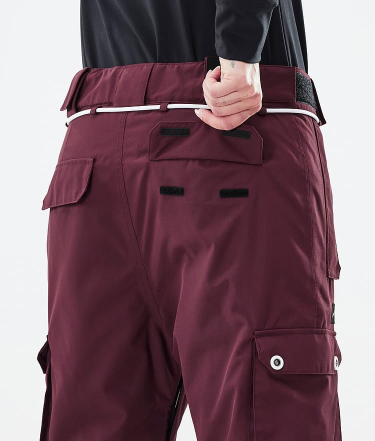 Dope Iconic W Skihose Damen Burgundy