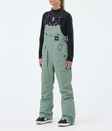 Dope Notorious B.I.B W Snowboardhose Faded Green