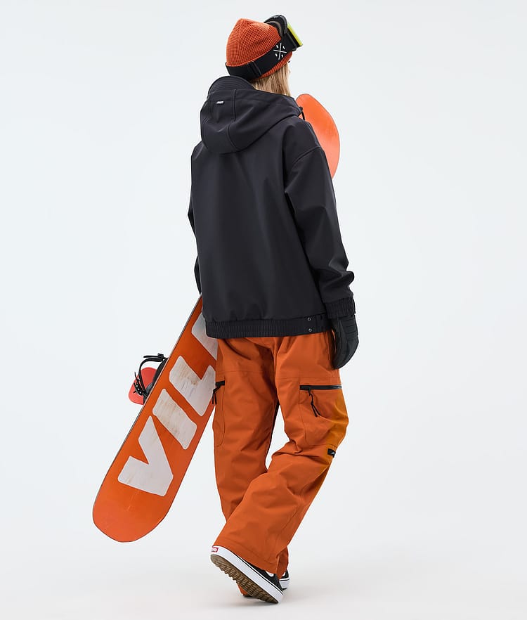 Dope Cyclone W Snowboard Outfit Damen Black/Burned Orange, Image 2 of 2