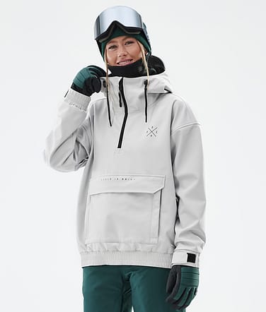 Dope Cyclone W Snowboardjacke Damen Light Grey