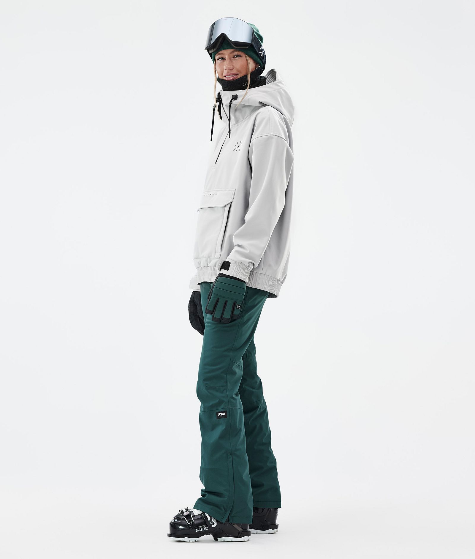 Dope Cyclone W Skijacke Damen Light Grey, Bild 3 von 8