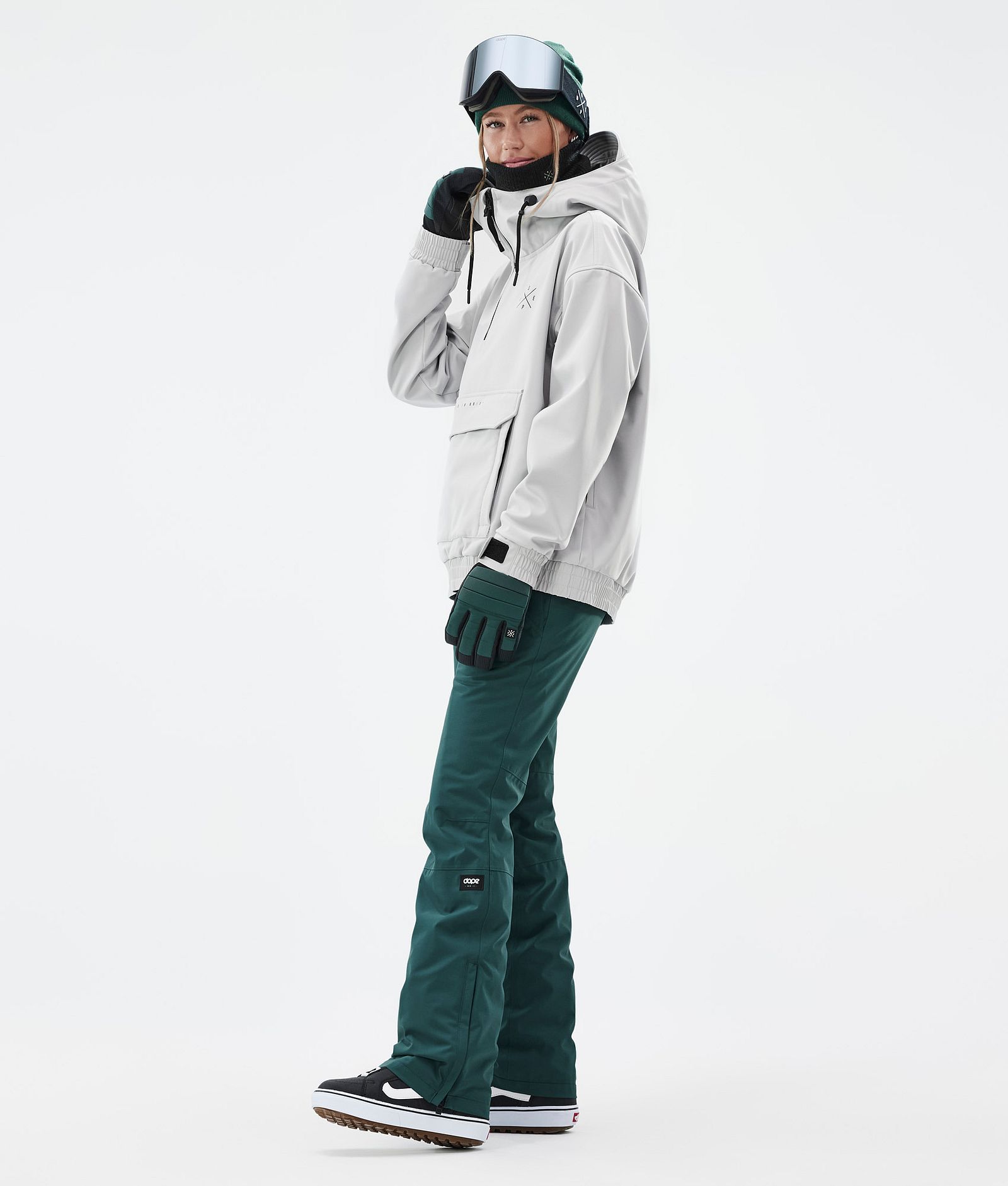 Dope Cyclone W Snowboardjacke Damen Light Grey, Bild 3 von 8