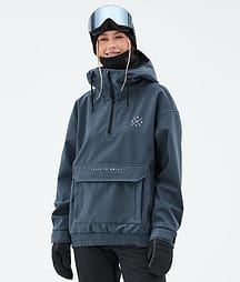 Dope Cyclone W Skijacke Damen Metal Blue