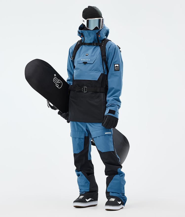 Montec Doom Snowboardjacke Herren Blue Steel/Black Renewed, Bild 3 von 11