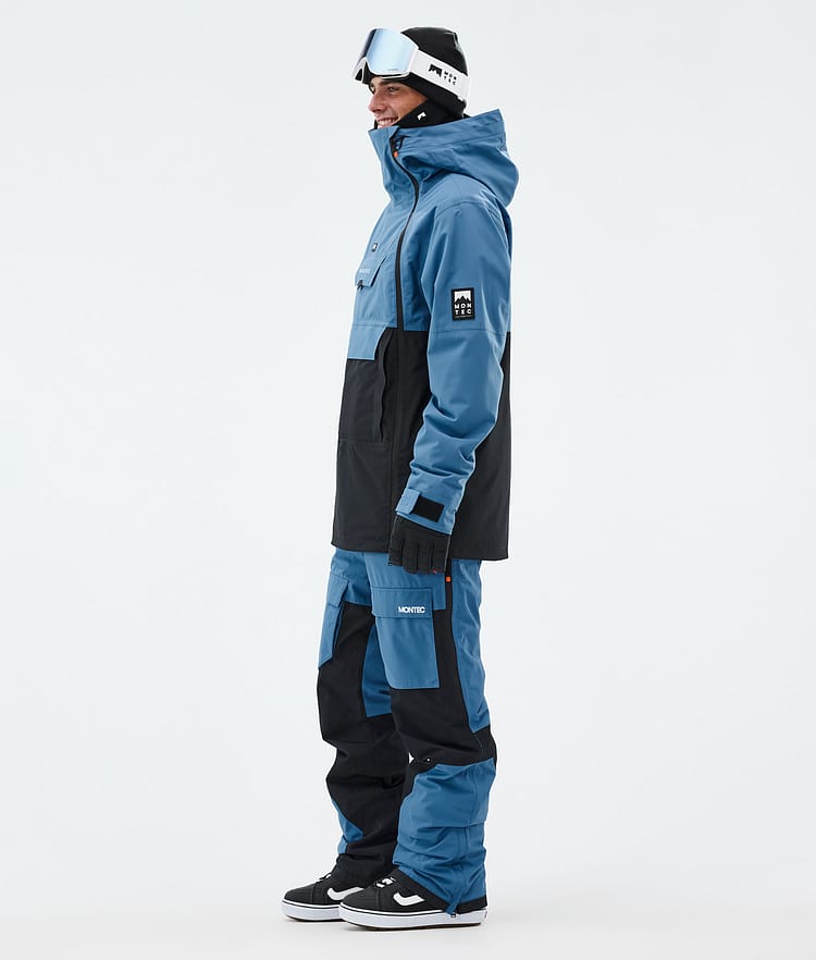 Montec Doom Snowboardjacke Herren Blue Steel/Black Renewed, Bild 4 von 11