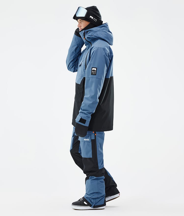 Montec Doom Snowboardjacke Herren Blue Steel/Black