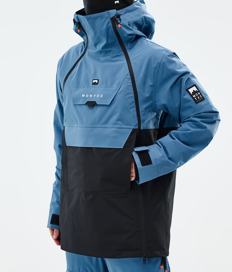 Montec Doom Snowboardjacke Herren Blue Steel/Black Renewed, Bild 8 von 11