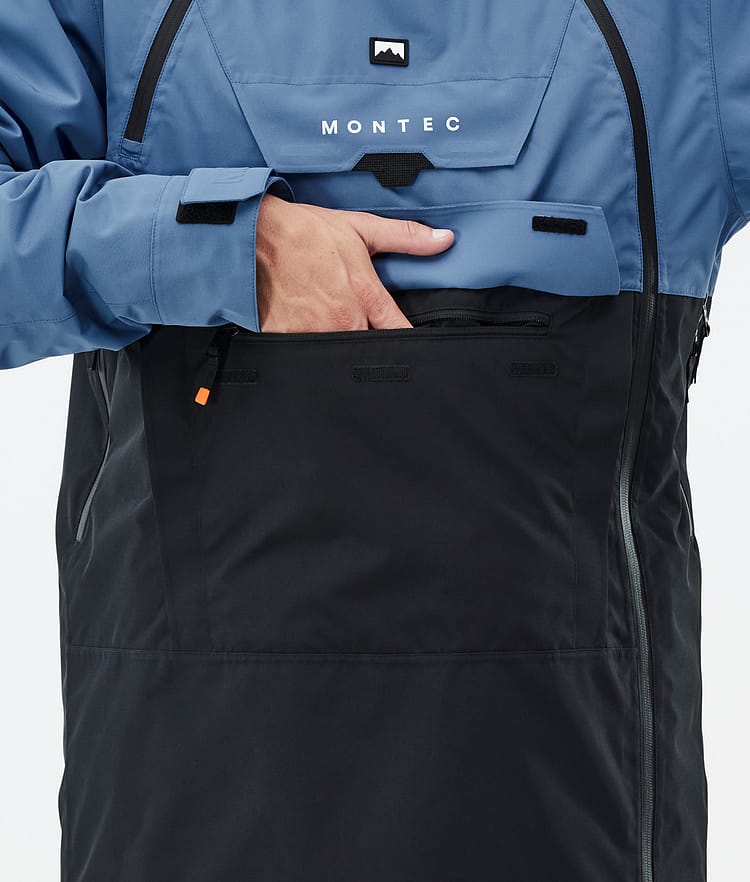 Montec Doom Snowboardjacke Herren Blue Steel/Black