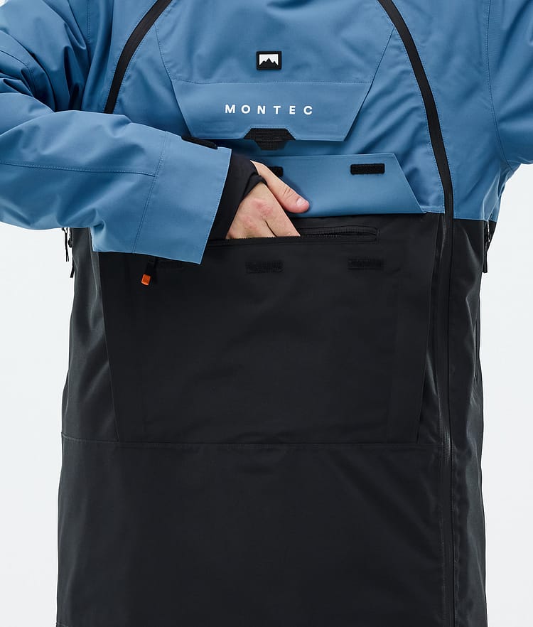 Montec Doom Snowboardjacke Herren Blue Steel/Black Renewed, Bild 9 von 11