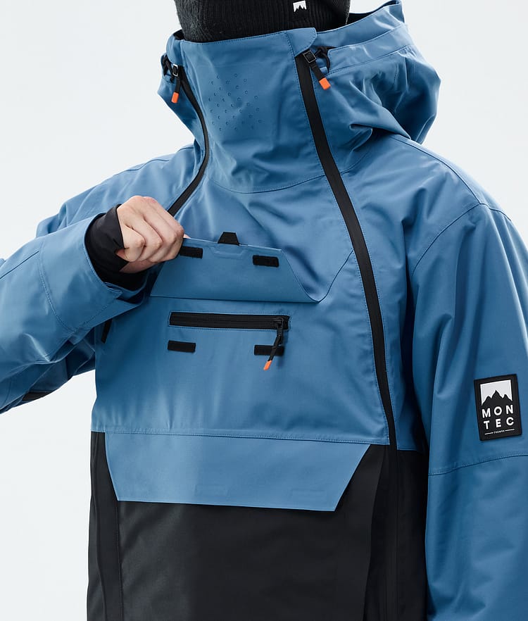 Montec Doom Snowboardjacke Herren Blue Steel/Black Renewed, Bild 10 von 11