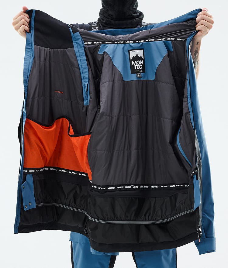 Montec Doom Snowboardjacke Herren Blue Steel/Black Renewed, Bild 11 von 11