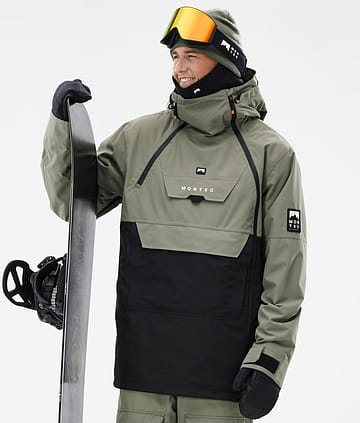 Montec Doom Snowboardjacke Greenish/Black