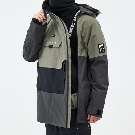 Asymmetrischer Frontreißverschluss mit innenliegender Schutzleiste Hauptdetailproduktbild,