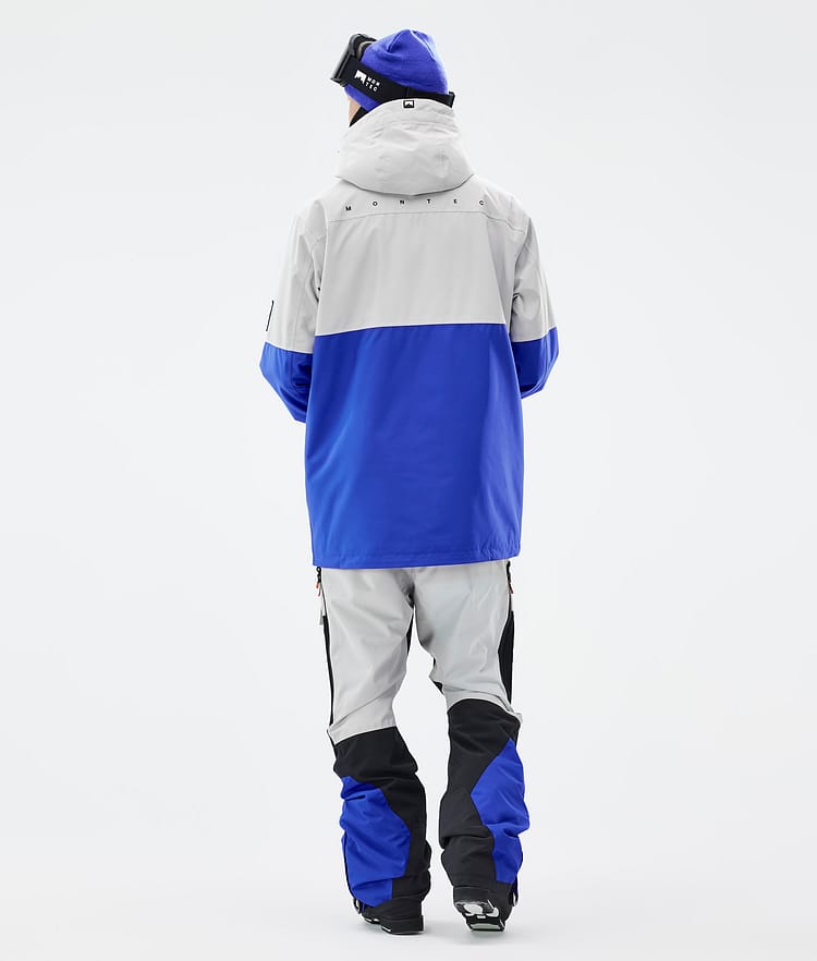 Montec Doom Skijacke Herren Light Grey/Black/Cobalt Blue