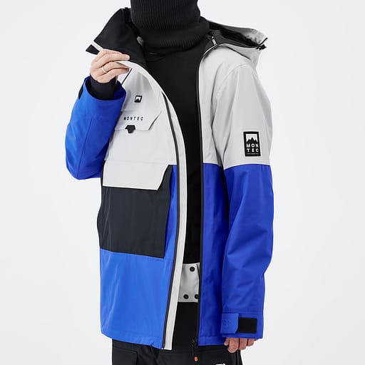 Asymmetrischer Frontreißverschluss mit innenliegender Schutzleiste Hauptdetailproduktbild,