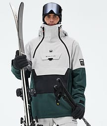 Montec Doom Skijacke Herren Light Grey/Black/Dark Atlantic