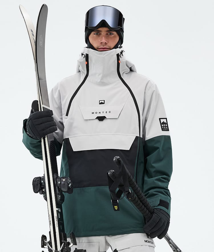 Montec Doom Skijacke Herren Light Grey/Black/Dark Atlantic, Bild 1 von 11
