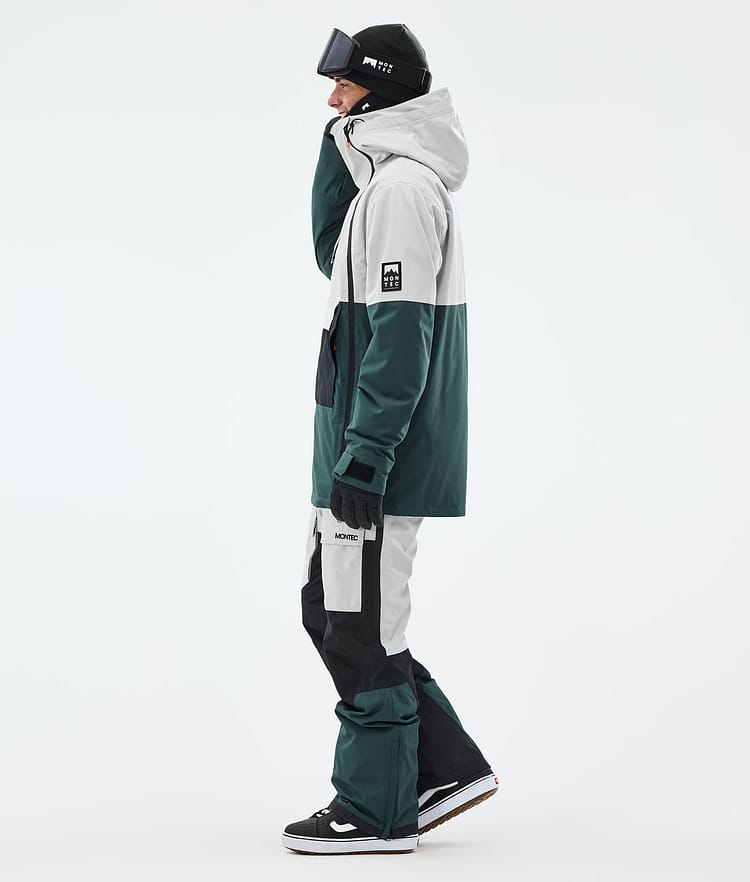 Montec Doom Snowboardjacke Herren Light Grey/Black/Dark Atlantic, Bild 4 von 11