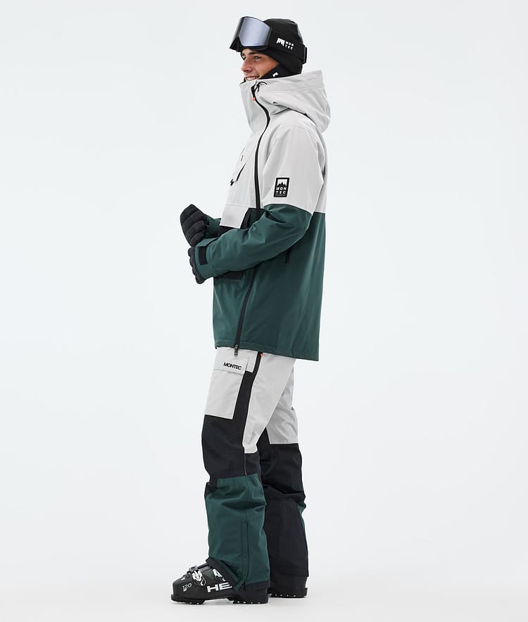 Montec Doom Skijacke Herren Light Grey/Black/Dark Atlantic, Bild 4 von 11