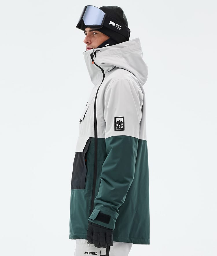 Montec Doom Snowboardjacke Herren Light Grey/Black/Dark Atlantic, Bild 6 von 11