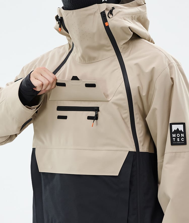 Montec Doom Snowboardjacke Herren Sand/Black Renewed, Bild 10 von 11