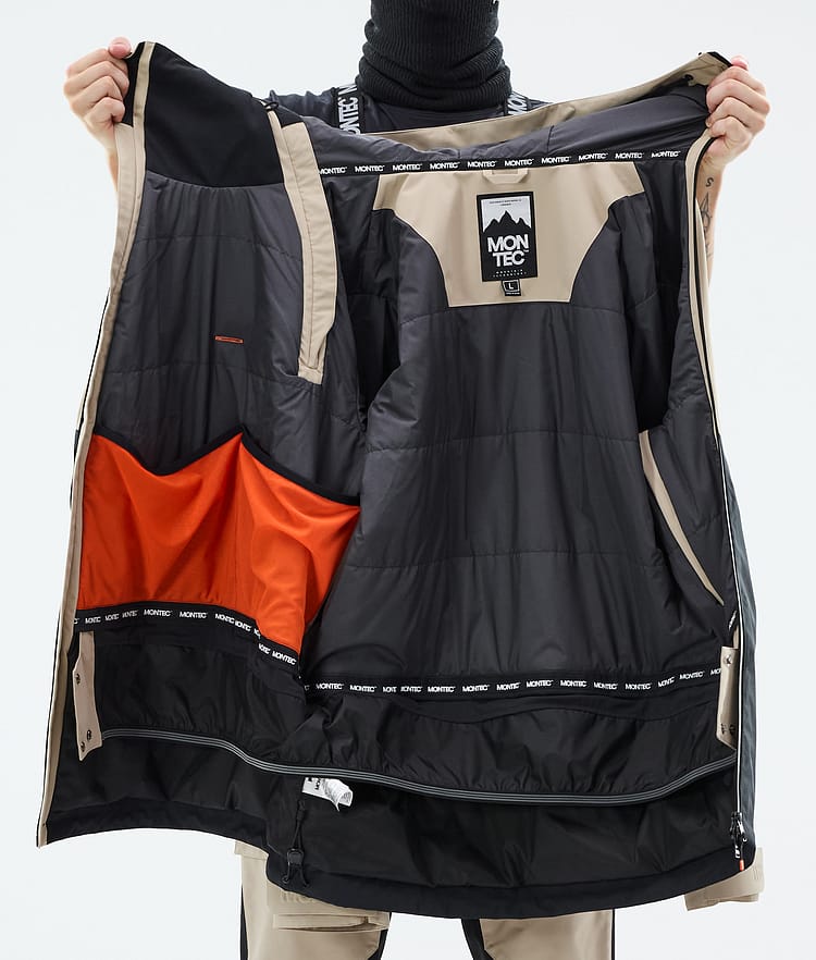 Montec Doom Snowboardjacke Herren Sand/Black Renewed, Bild 11 von 11
