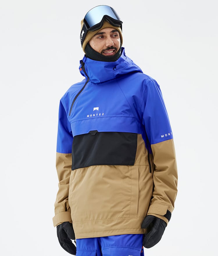 Montec Dune Snowboardjacke Herren Cobalt Blue/Back/Gold