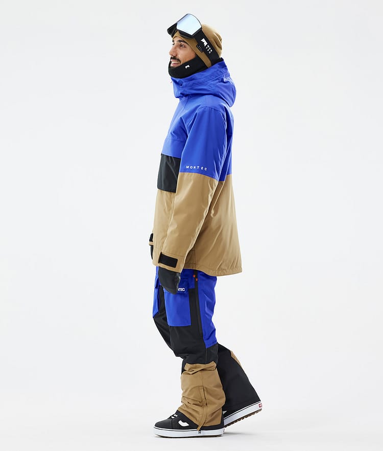 Montec Dune Snowboardjacke Herren Cobalt Blue/Back/Gold, Bild 4 von 9