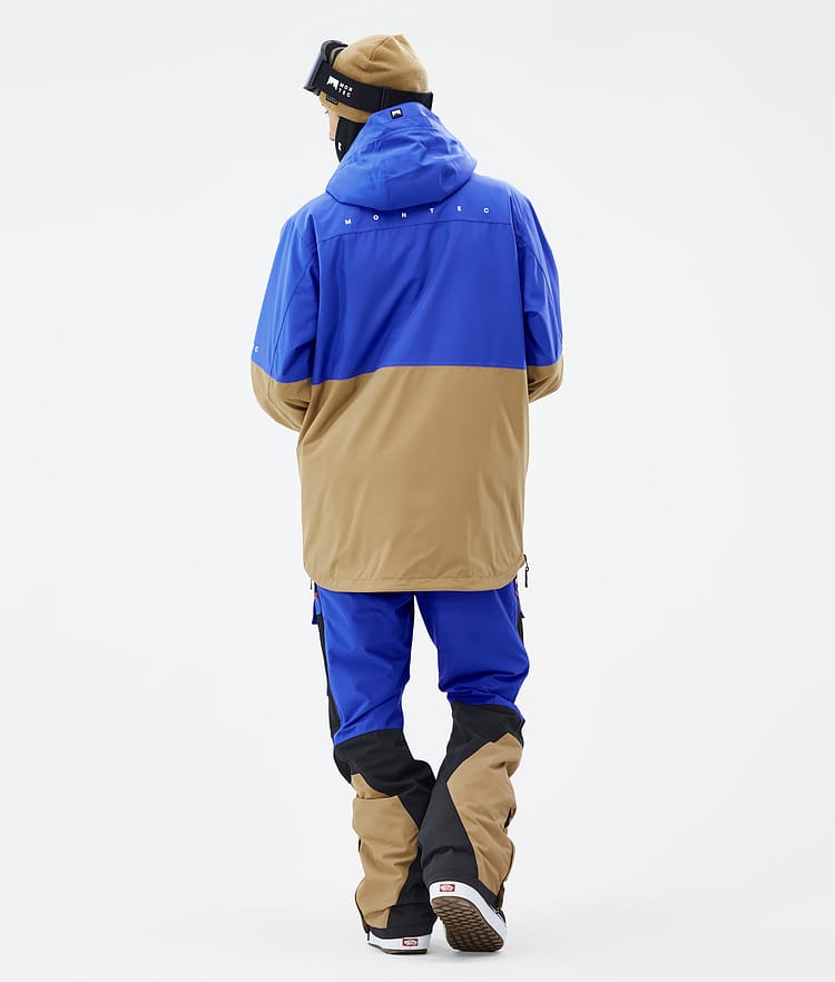 Montec Dune Snowboardjacke Herren Cobalt Blue/Back/Gold, Bild 5 von 9