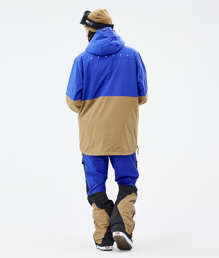 Montec Dune Snowboardjacke Herren Cobalt Blue/Back/Gold