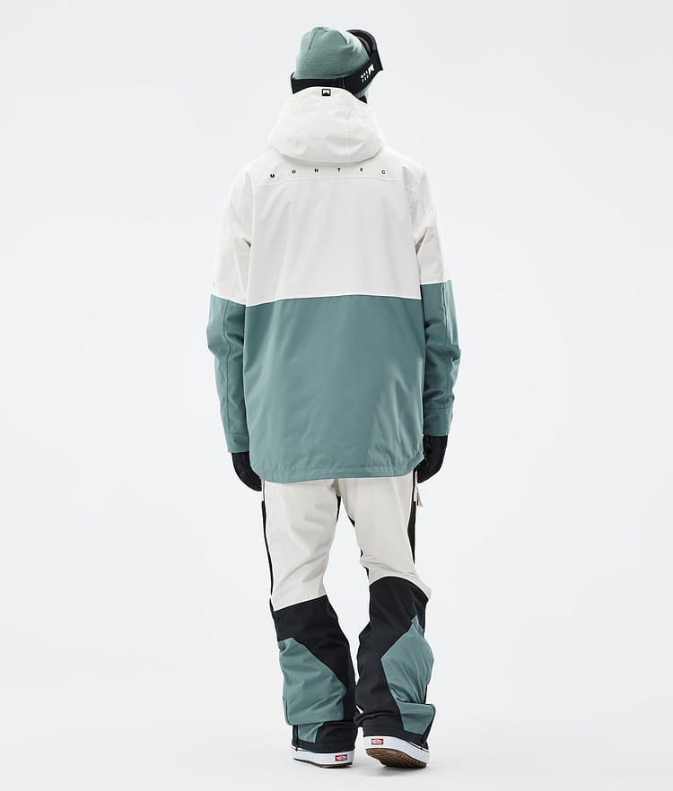 Montec Dune Snowboardjacke Herren Old White/Black/Atlantic Renewed, Bild 5 von 9
