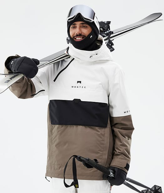 Montec Dune Skijacke Herren Old White/Black/Walnut