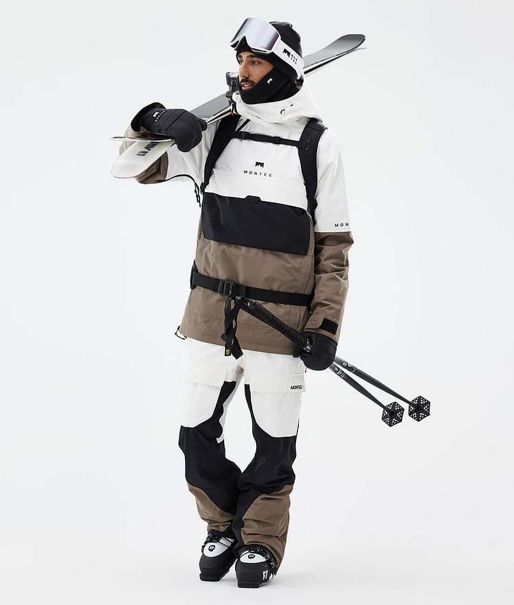 Montec Dune Skijacke Herren Old White/Black/Walnut