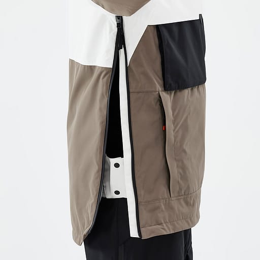 Seitlicher Reißverschluss mit innenliegender Schutzleiste Hauptdetailproduktbild,