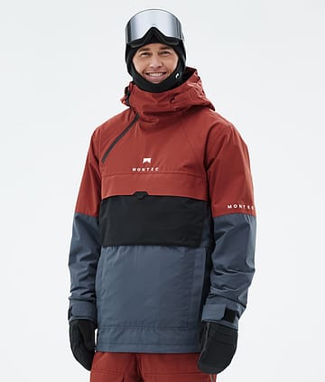 Montec Dune Snowboardjacke Rust/Black/Metal Blue