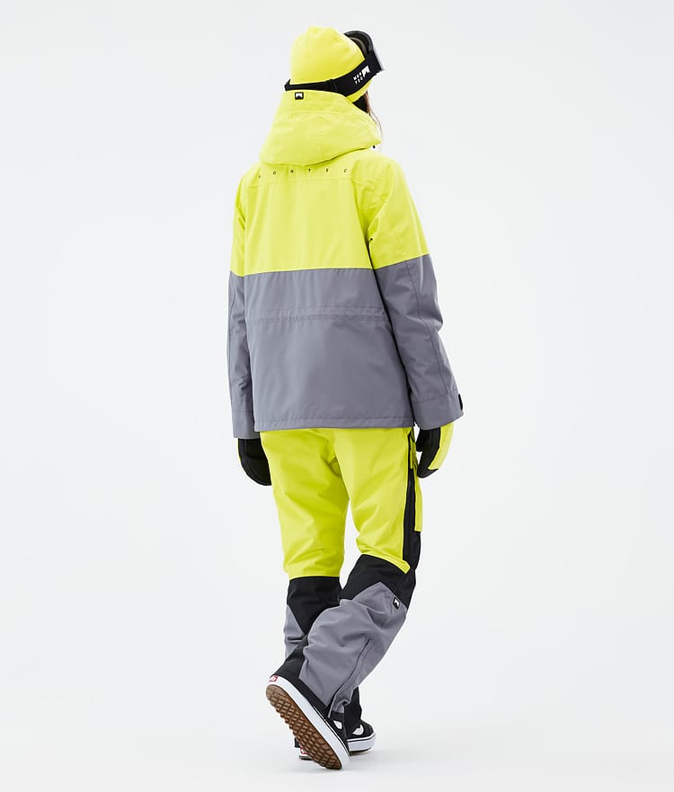 Montec Doom W Snowboardjacke Damen Bright Yellow/Black/Light Pearl