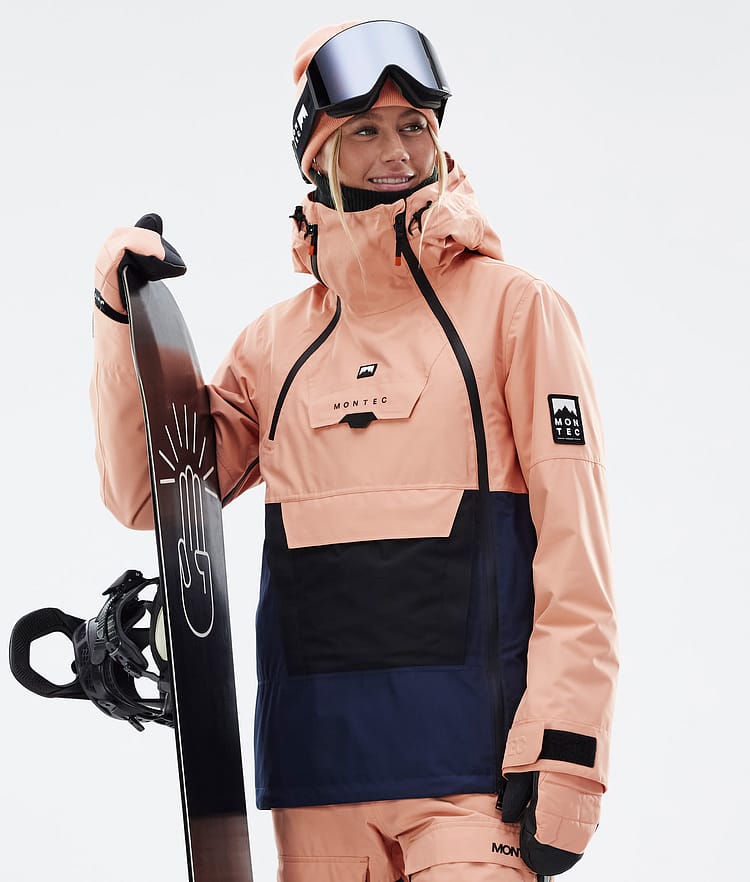 Montec Doom W Snowboardjacke Damen Faded Peach/Black/Dark Blue