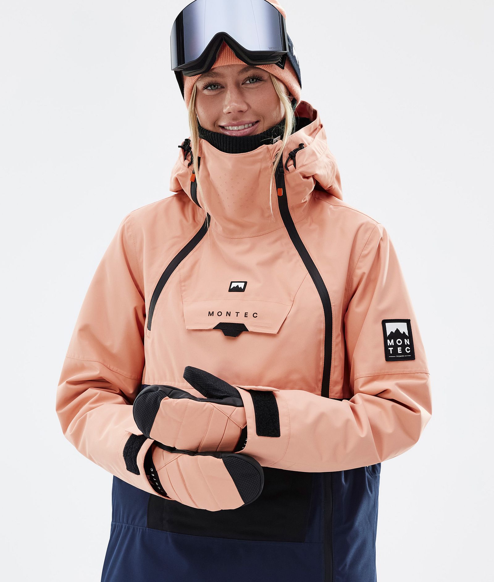 Montec Doom W Skijacke Damen Faded Peach/Black/Dark Blue, Bild 2 von 11