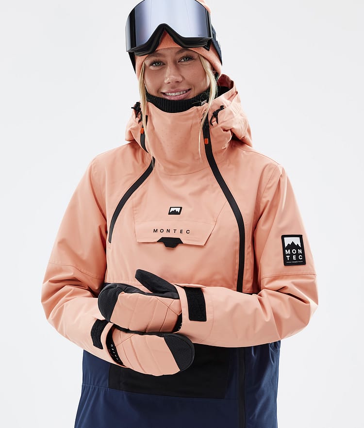 Montec Doom W Skijacke Damen Faded Peach/Black/Dark Blue