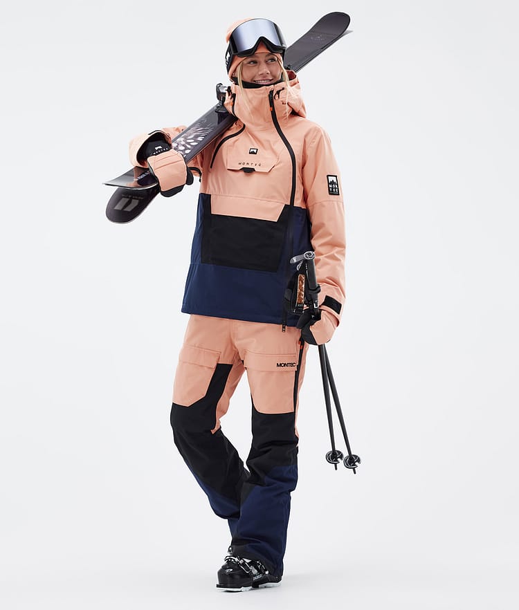 Montec Doom W Skijacke Damen Faded Peach/Black/Dark Blue