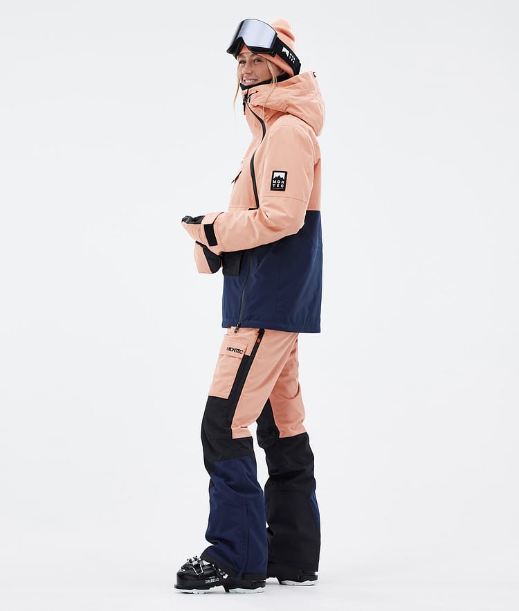 Montec Doom W Skijacke Damen Faded Peach/Black/Dark Blue